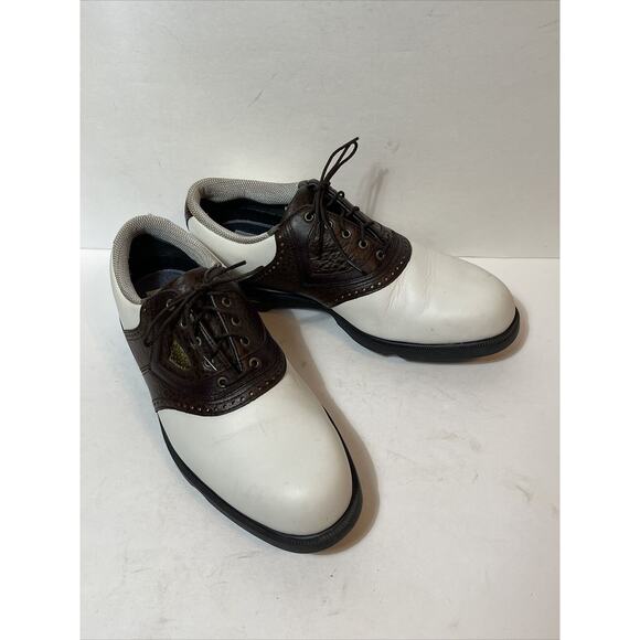 FootJoy Other - FOOTJOY Men’s Size 9 W Oxford Golf Shoes White Brown